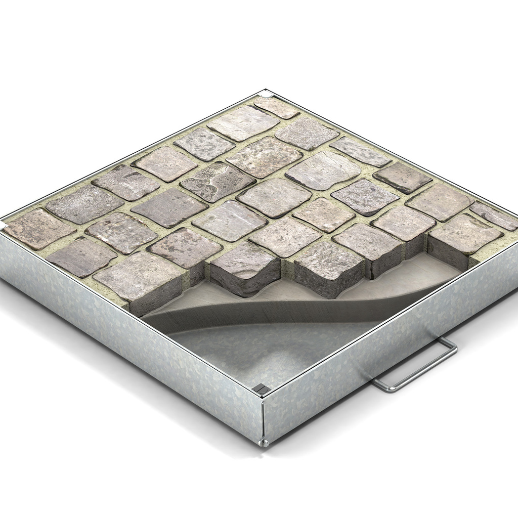 Illustration to show layout of kitchen equipment